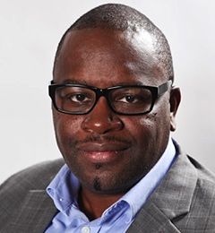 Portrait of Olu Olanrewaju, Chair of Business Launchpad